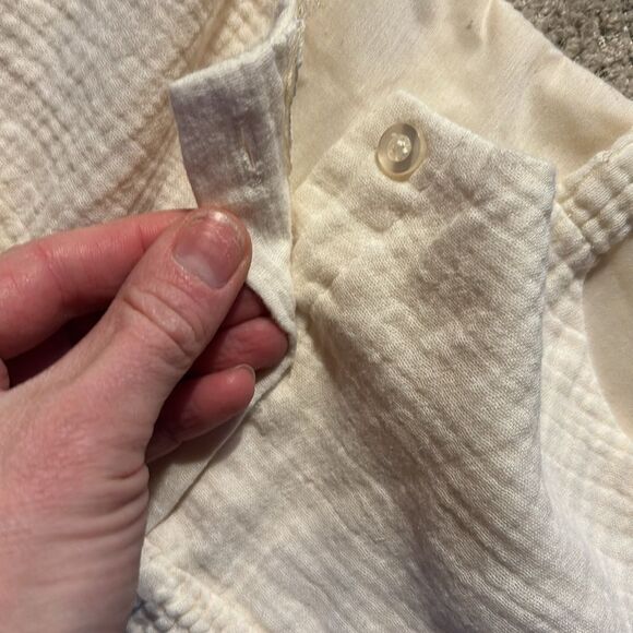 Btween Girls Sunflower Embroidered Cream Dress - Picture 9 of 10